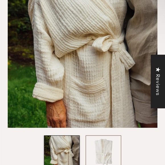 Indaba Fringed Patterned Robe NWOT - Picture 8 of 8